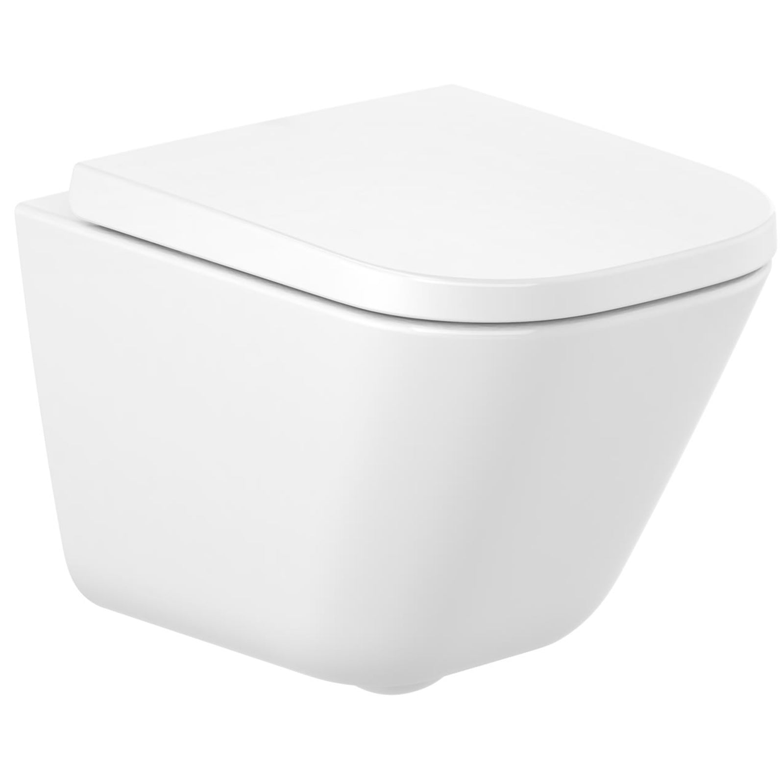 Roca The Gap Square Rimless Wall Hung Pan