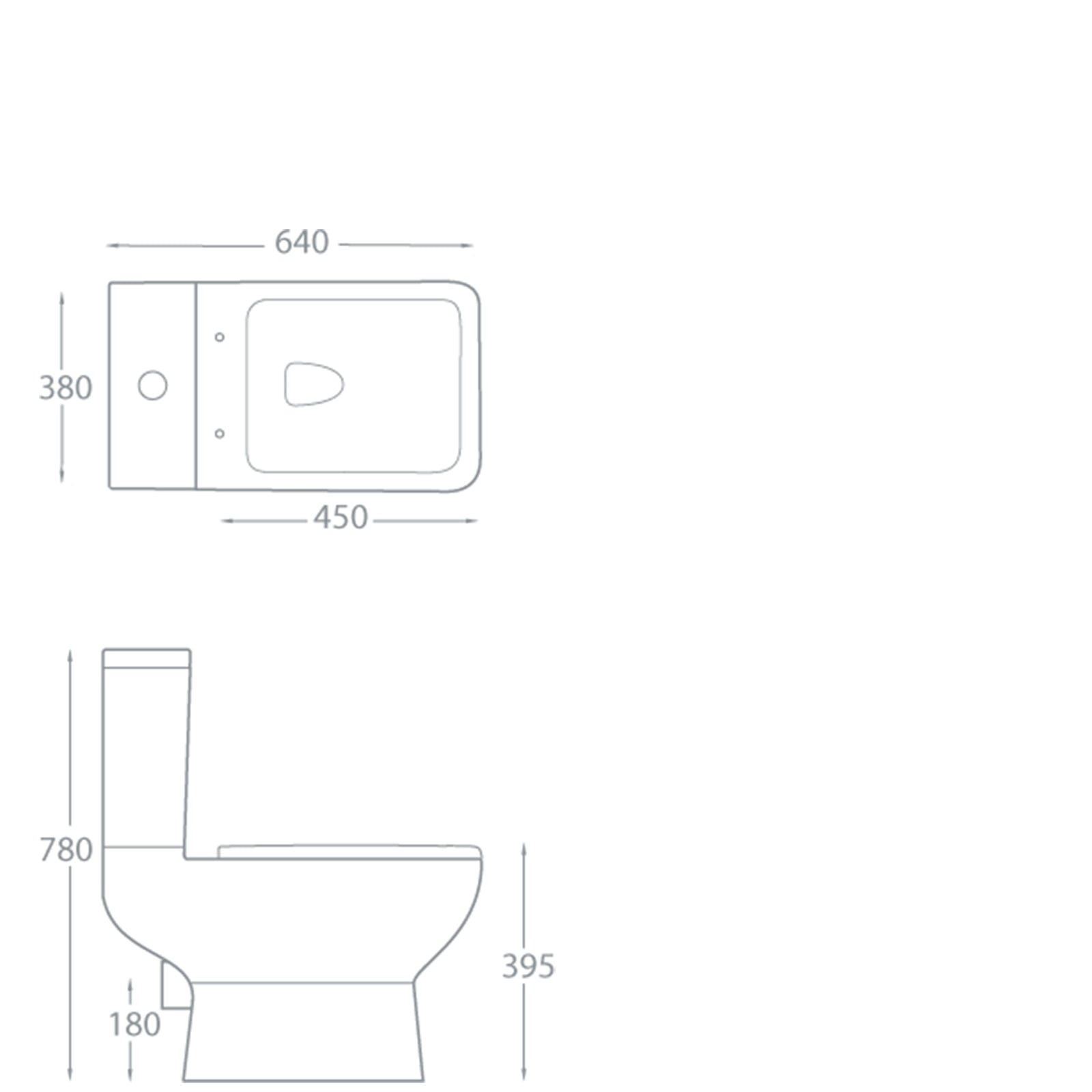 Arizona Close Coupled Pan with Soft Close Seat