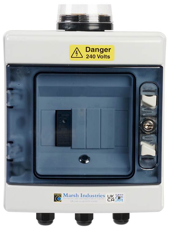 Marsh MA1 Beacon Alarm with Pressure Switch