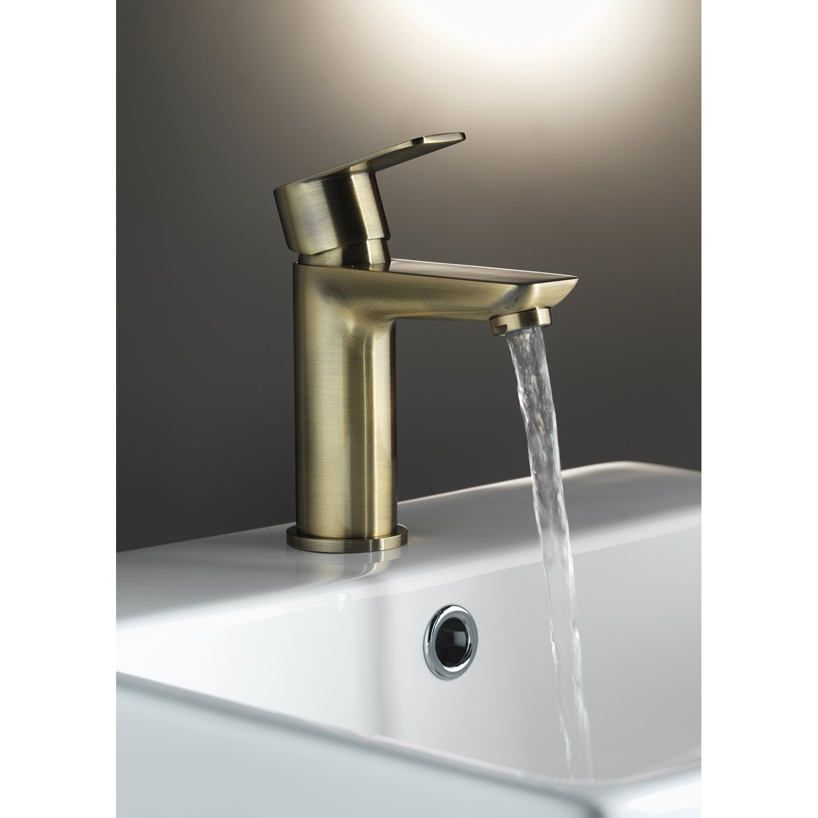 Charlotte Basin Mixer - Brushed Brass