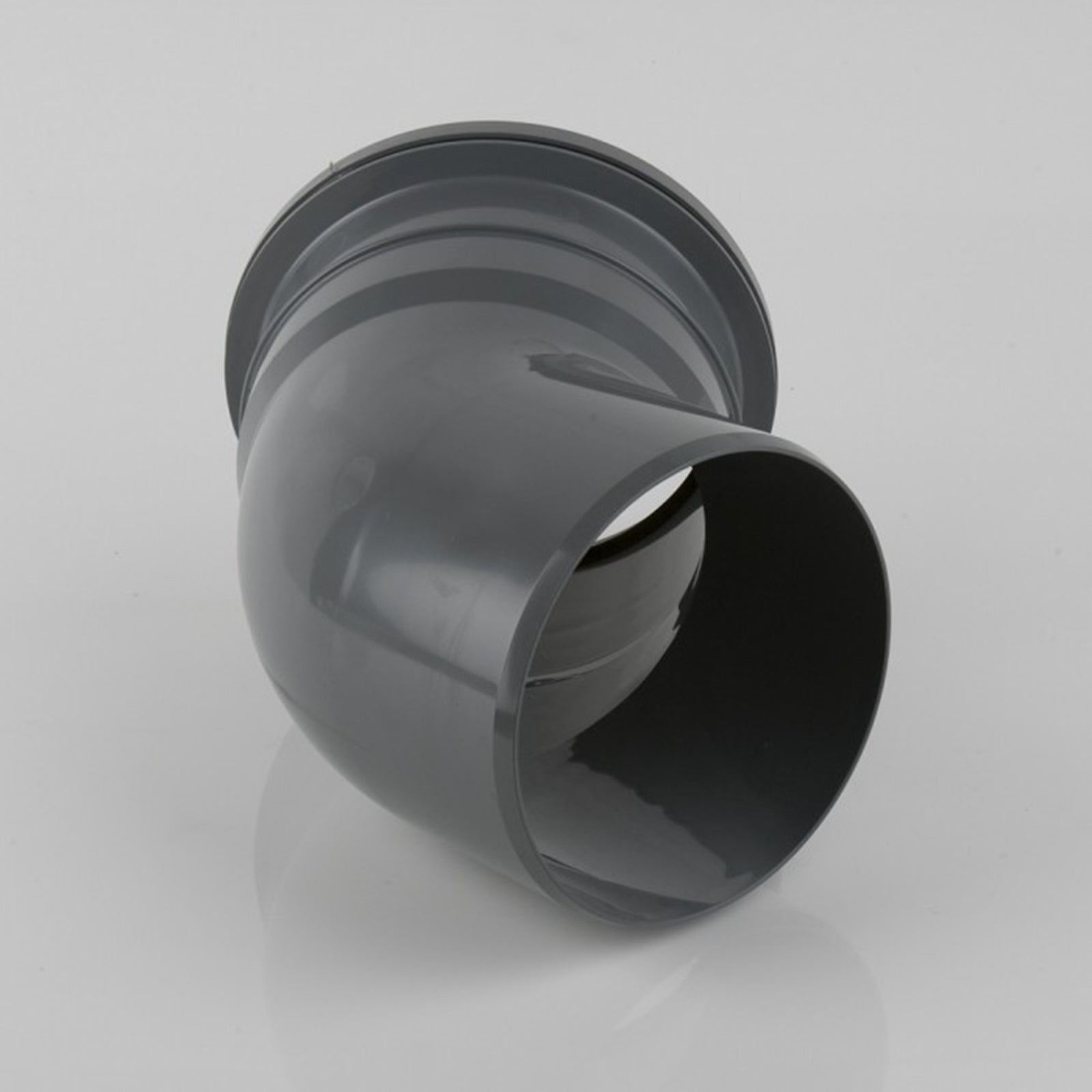 135 Deg Single Socket Bend Black