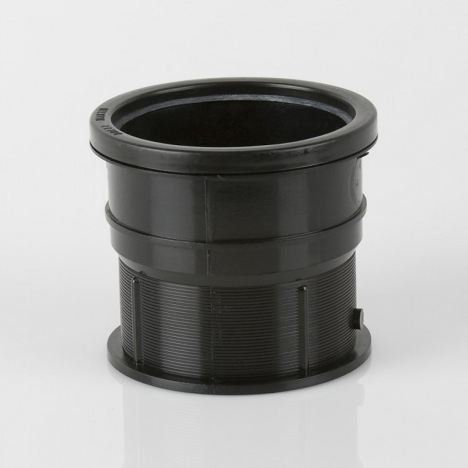 Pvcu To Cast Iron & Salt Glaze Drain Connector Black