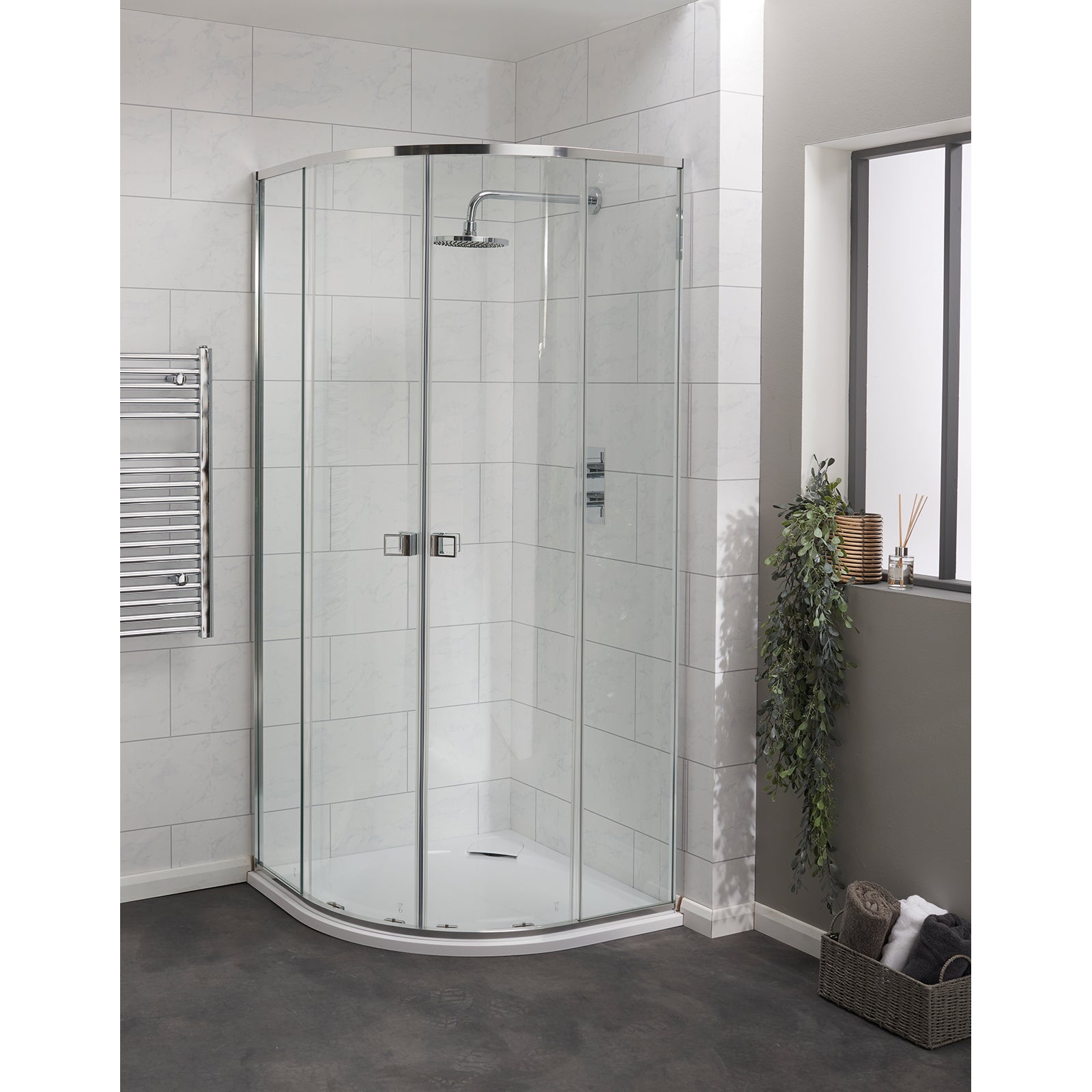 Genesis Deluxe 2-Door Quadrant - 1200 x 800mm