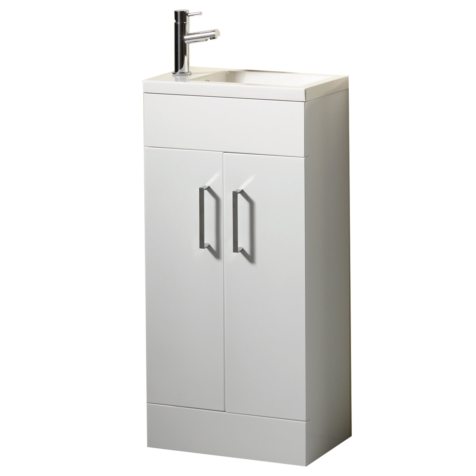 Eden 40 Vanity Unit & Basin - Gloss White