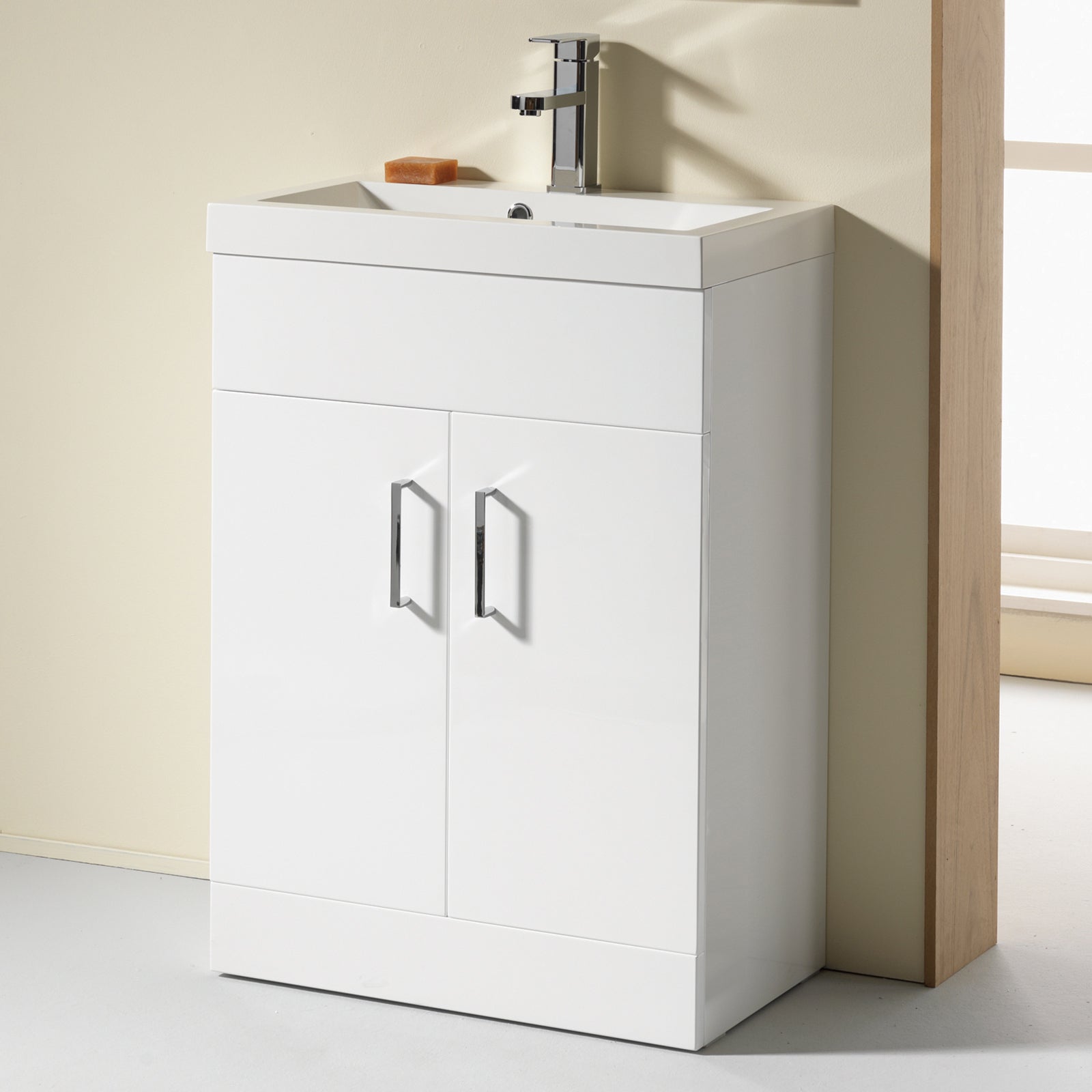 Eden 60 Vanity Unit & Basin - White