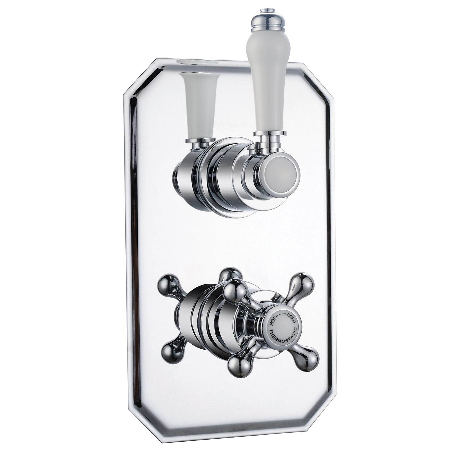 Nostalgic Traditional Twin Thermostatic Concealed Shower Valve