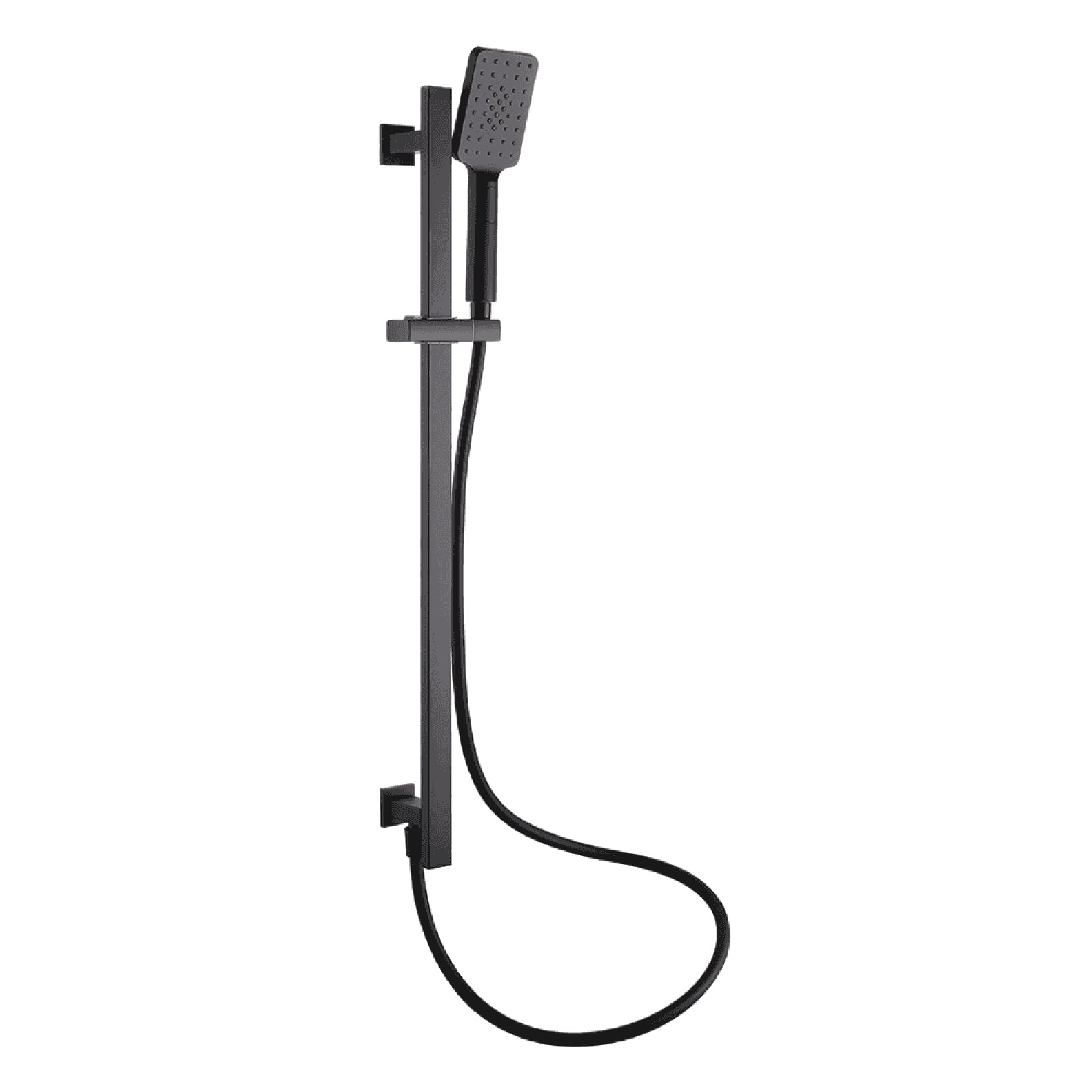 Utah Square Shower Kit inc. Slide Bar, Handset and Hose