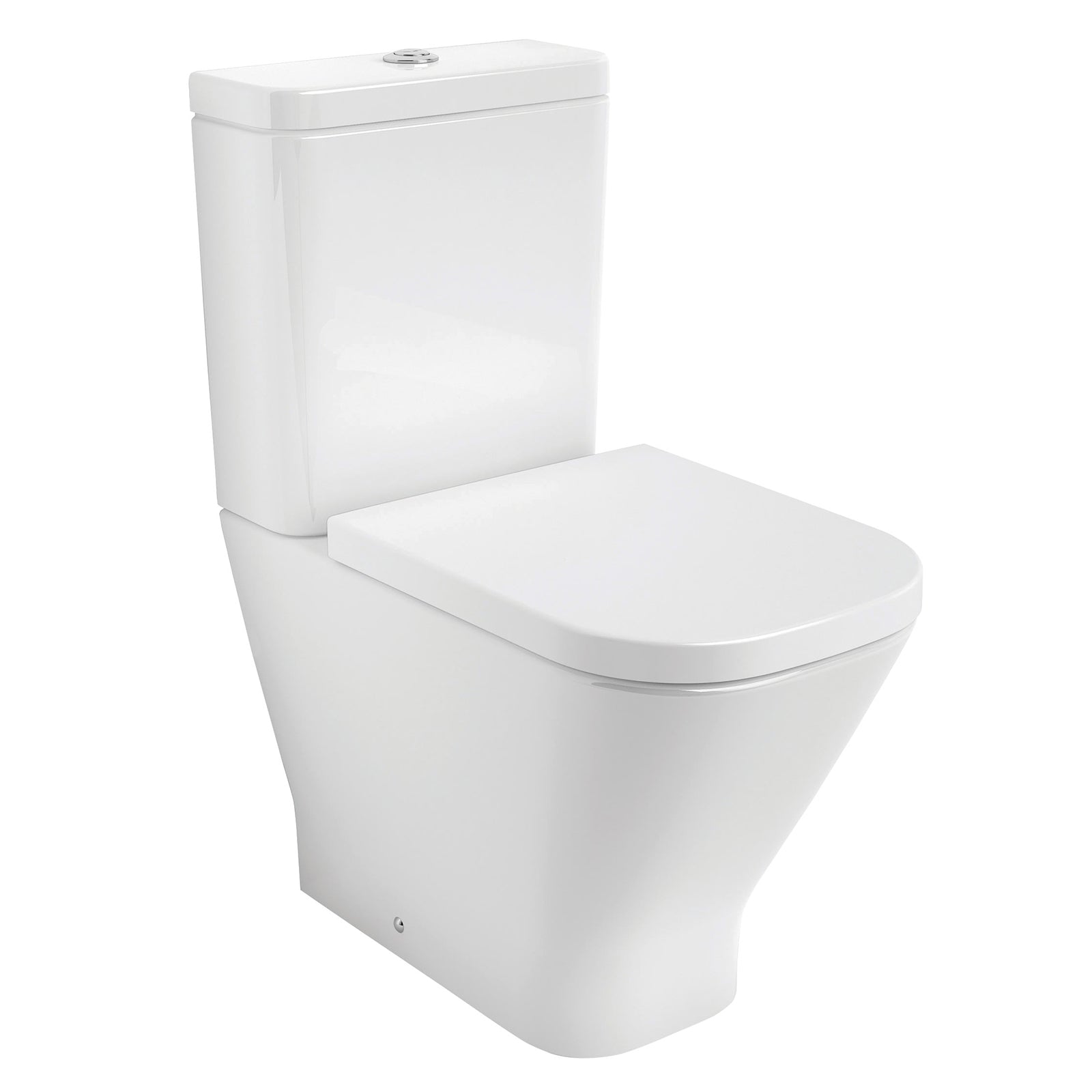 Roca The Gap Square Rimless Closed Back Close Coupled Pan