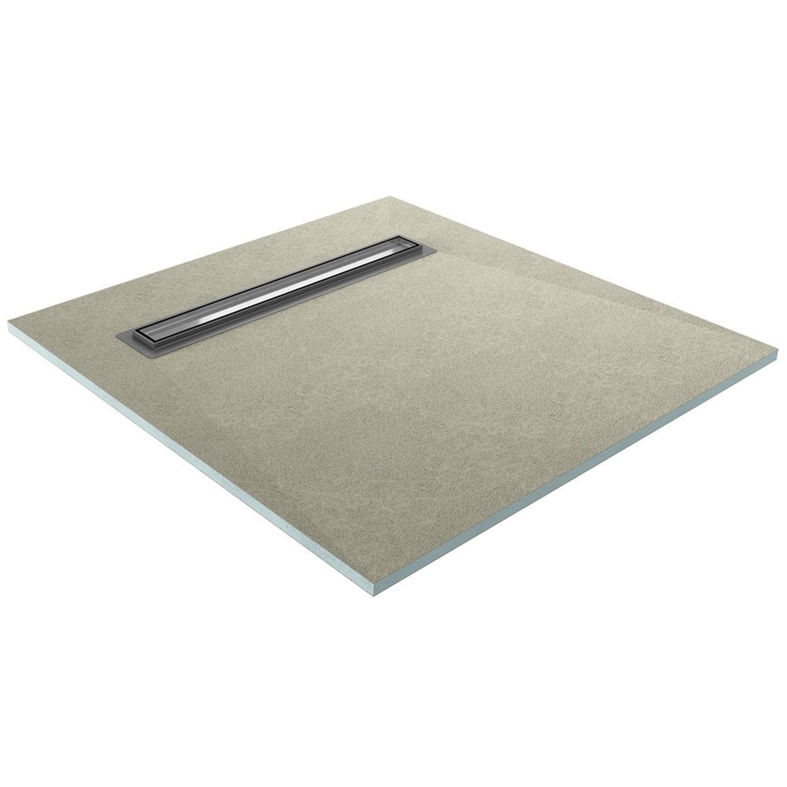 Ascent Linear Drain Wetroom Tray - 1200 x 800mm
