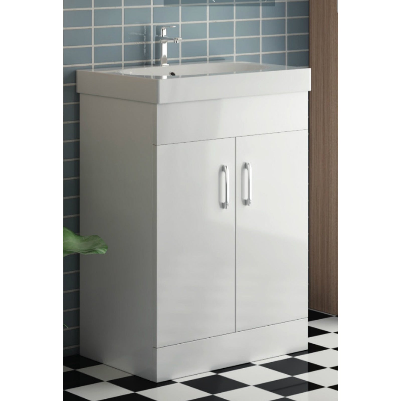 Sintra 60 Base Unit & Basin - Gloss White