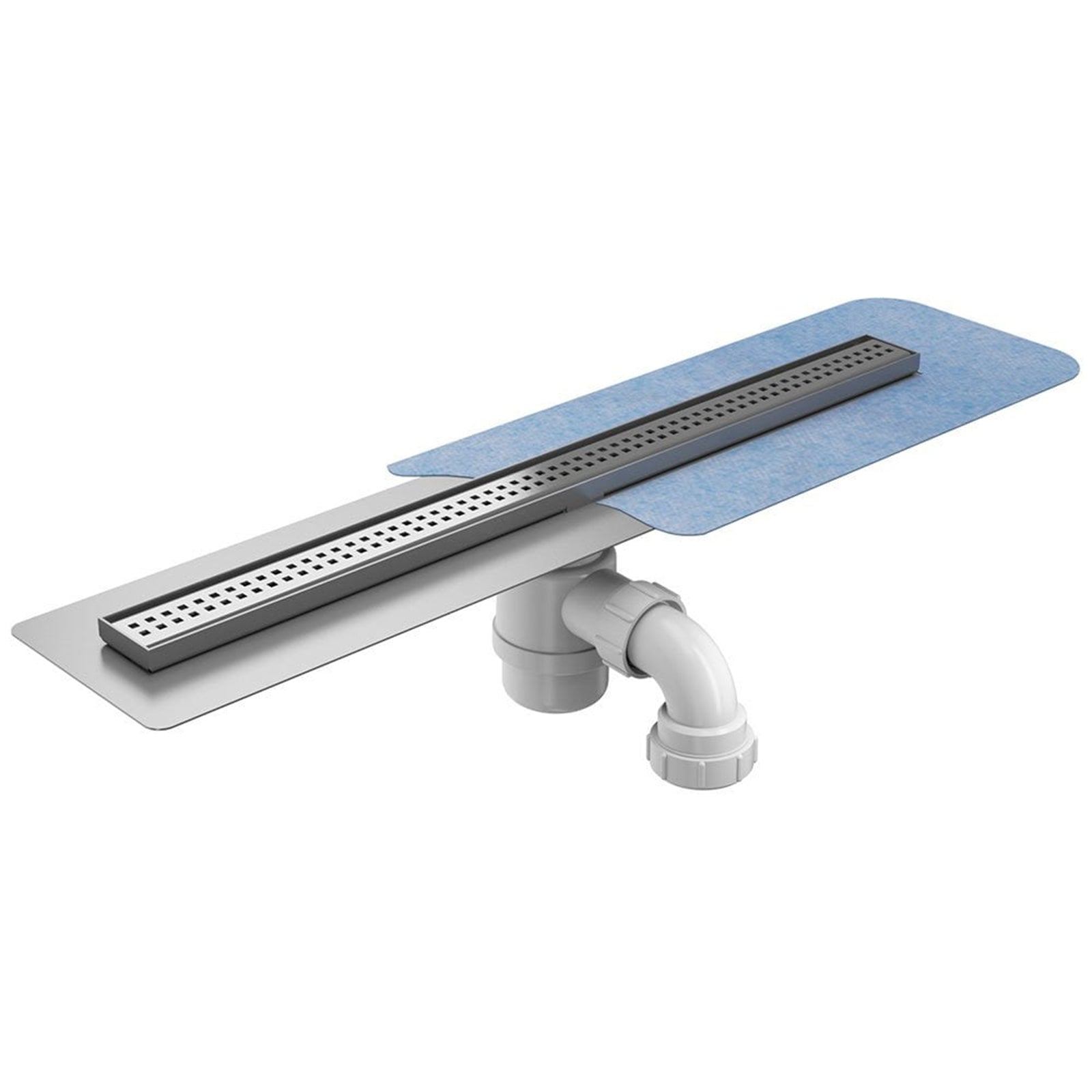Ascent Slim Mirror Linear Drain - 1200mm