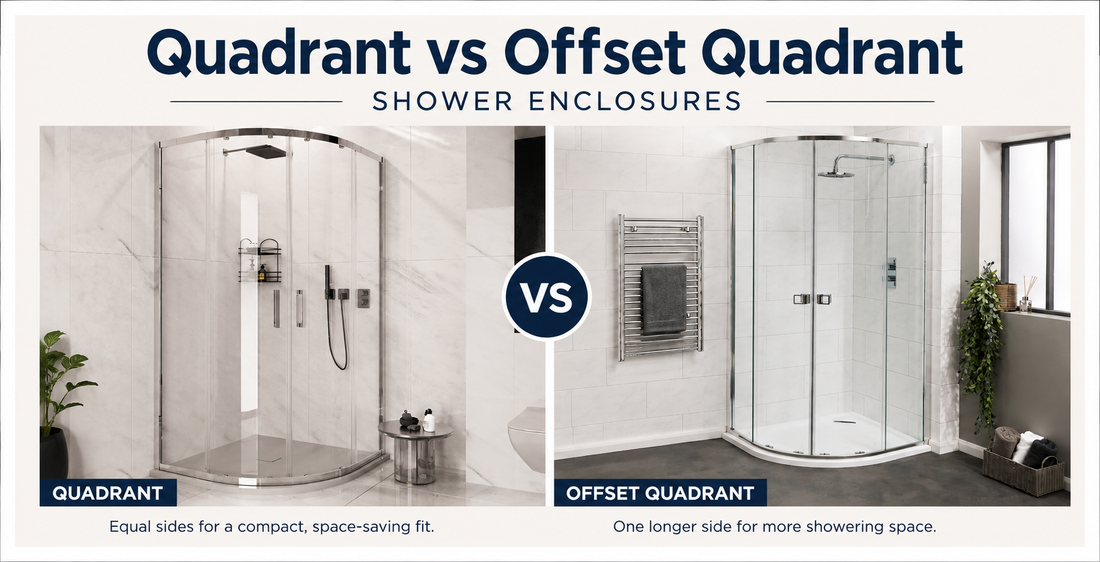 Quadrant vs Offset Quadrant Shower Enclosures – Which Is Best?