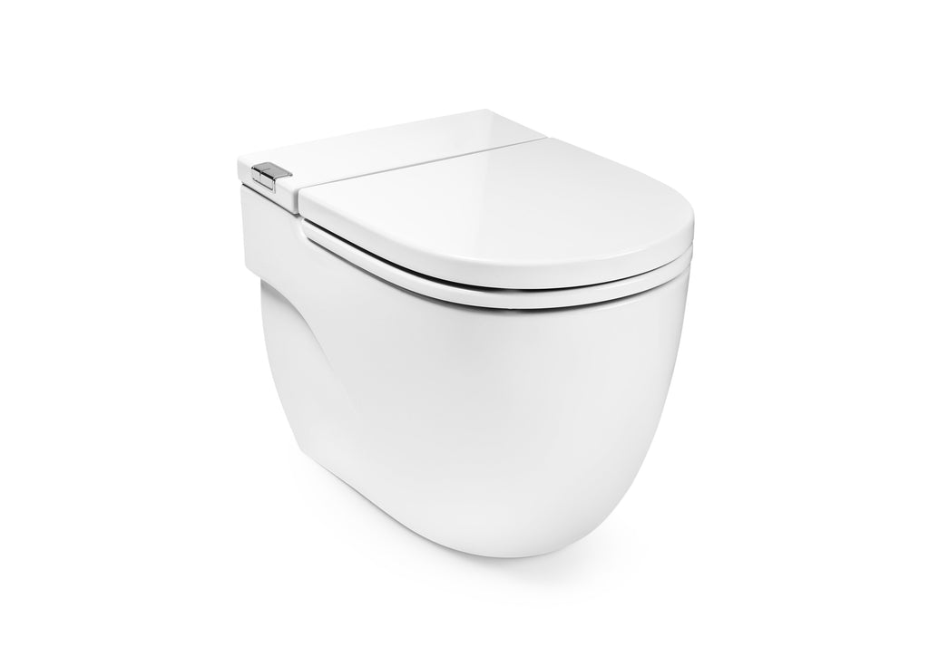 Roca IN-TANK - Floor Standing Back-to-Wall Toilet with Integrated Cistern.