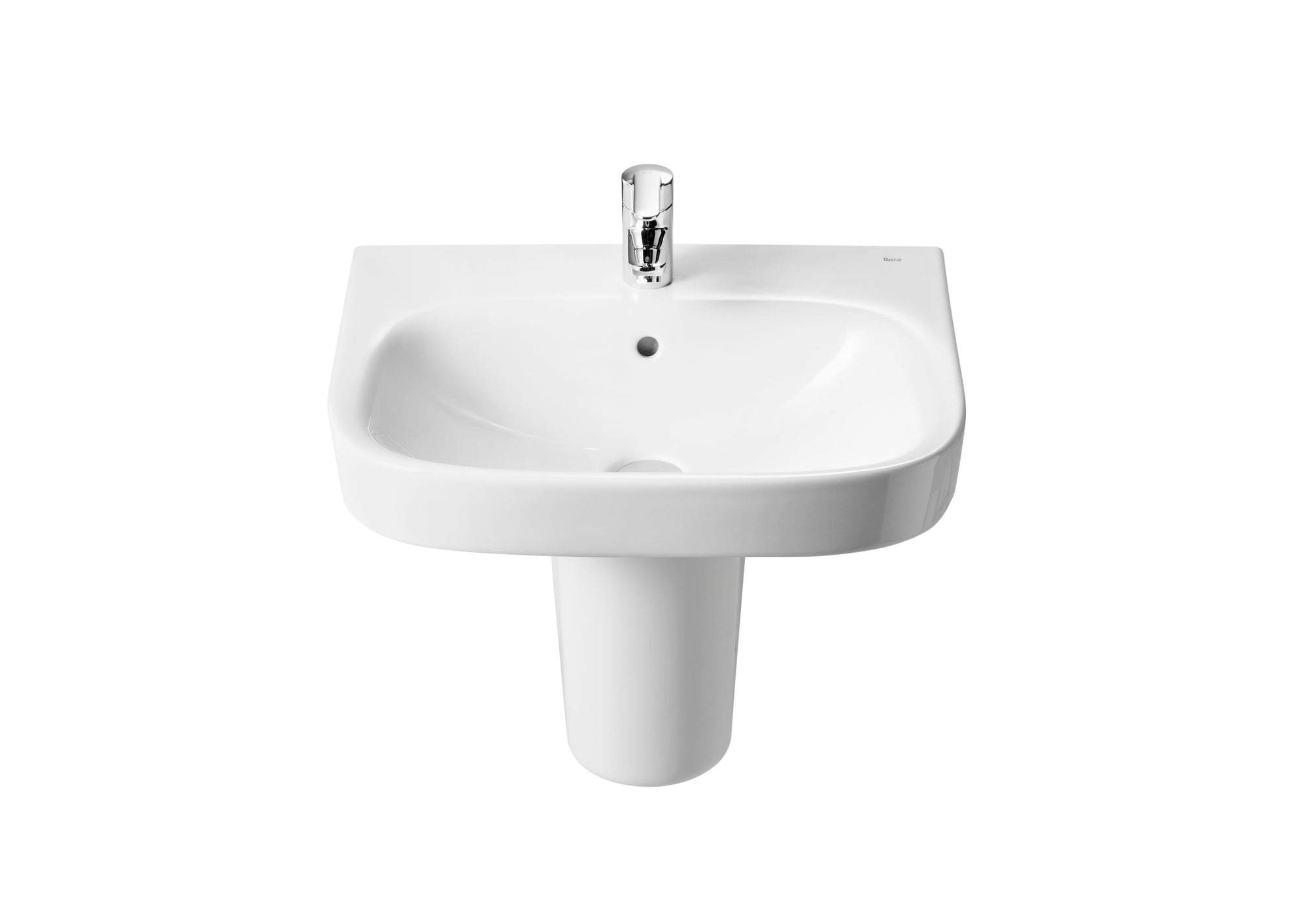 Roca Debba Cloakroom Basin - 550 x 440mm - 1 Tap Hole
