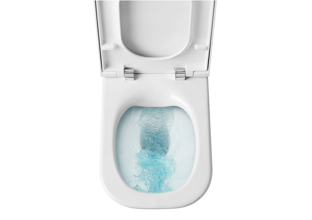 Roca The Gap Square Rimless Closed Back Close Coupled Pan