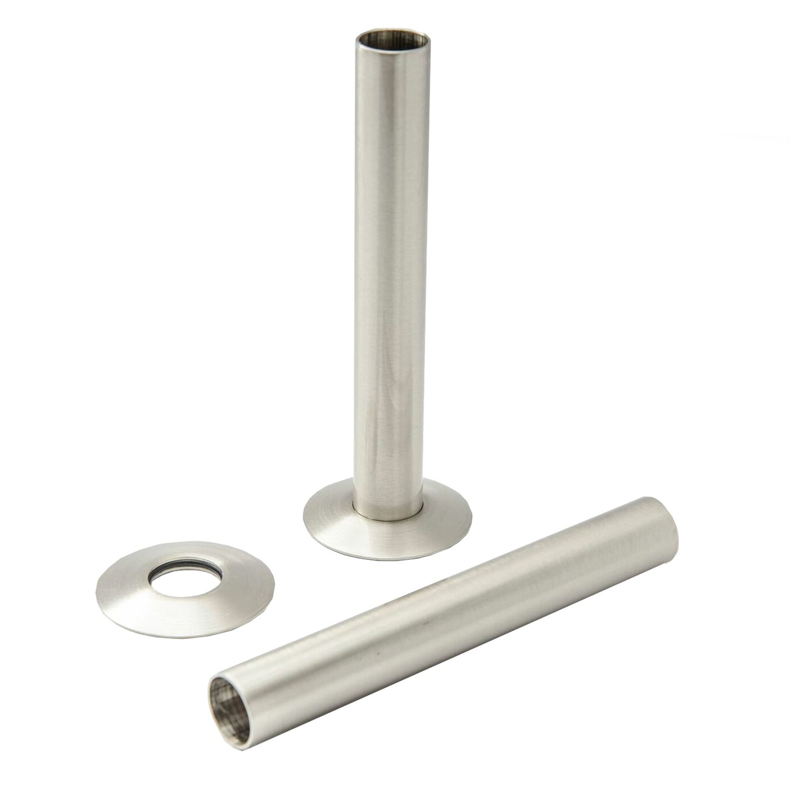 Pipe Set 180mm x 15mm - Satin Nickel
