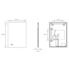 Halifax Tunable Mirror - 500 x 700mm