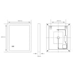 Saturn Tunable Mirror - 500 x 600mm