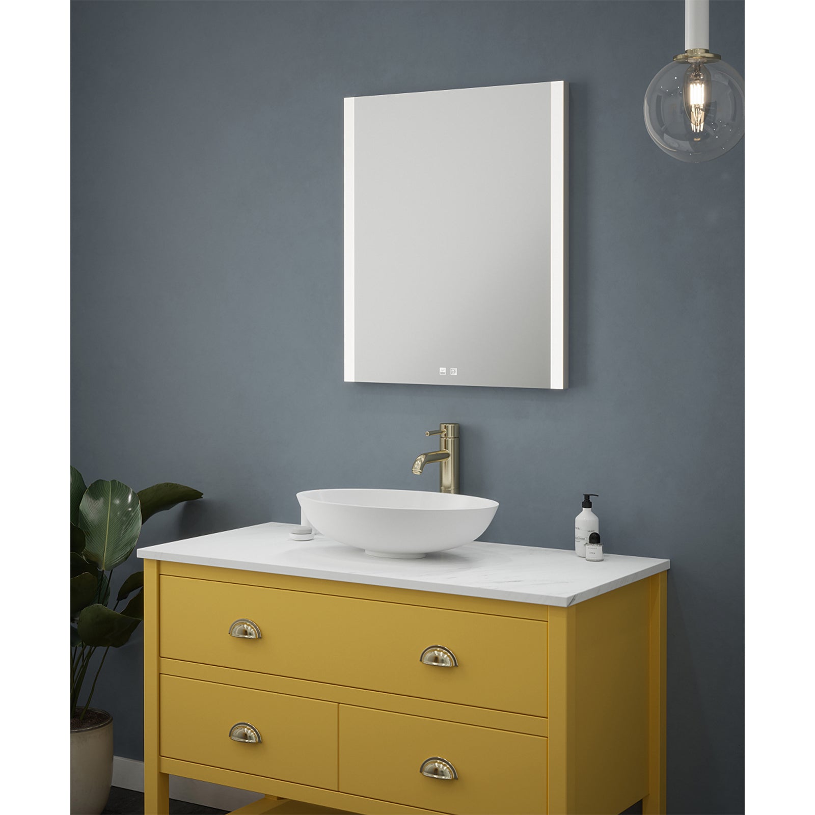 Sycamore Windsor 2 - 500 x 700mm Tunable Mirror with Bluetooth Speaker