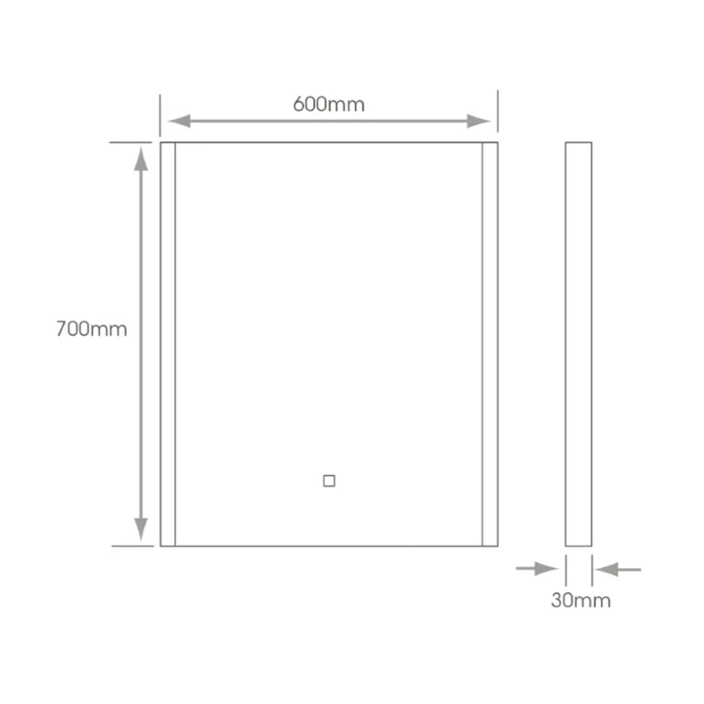 Porto Tunable Mirror - 600 x 700mm