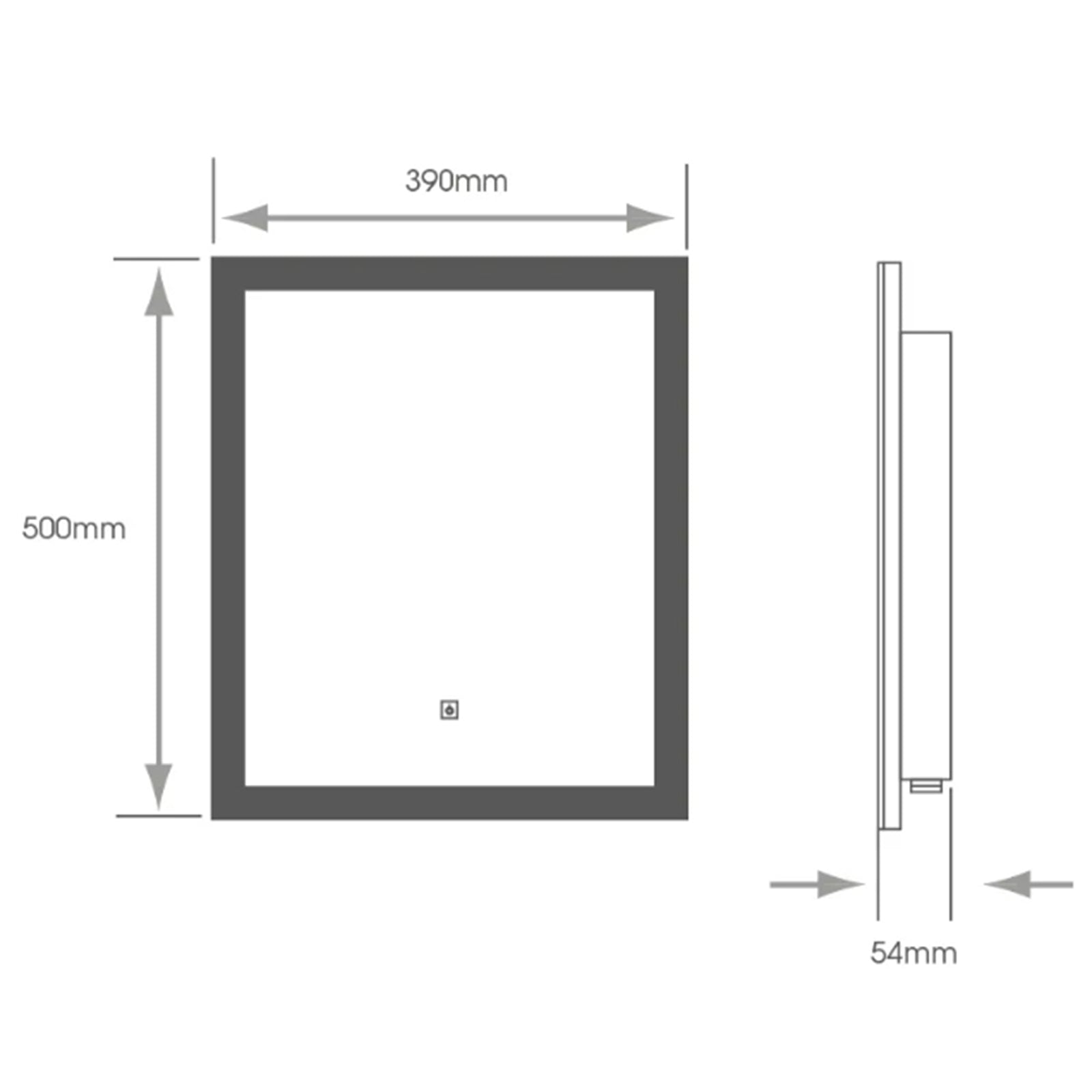 Malmo Classic Mirror - 390 x 500mm