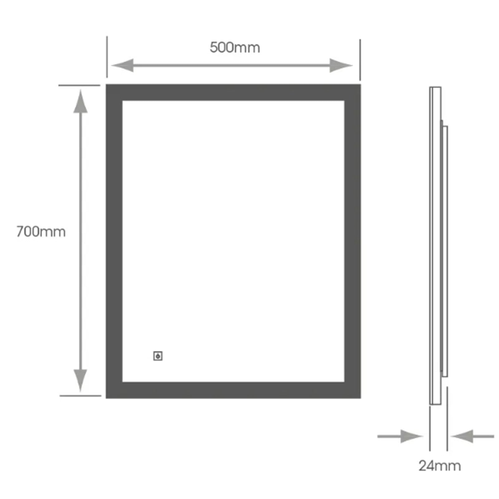 Helsinki Classic Mirror - 500 x 700mm