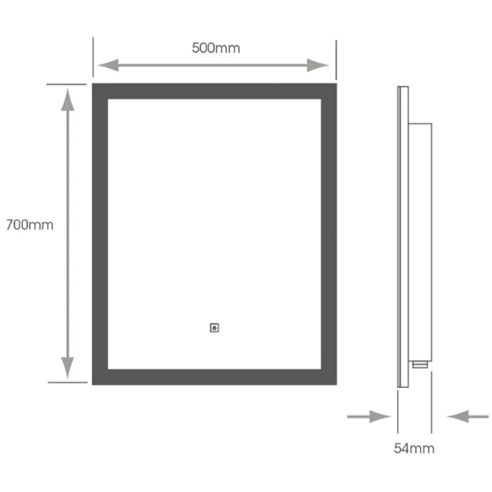 Belice Classic Mirror - 500 x 700mm