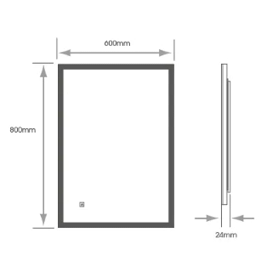 Stockholm Classic Mirror - 600 x 800mm