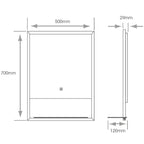 Bailey Classic Mirror - 500 x 700mm