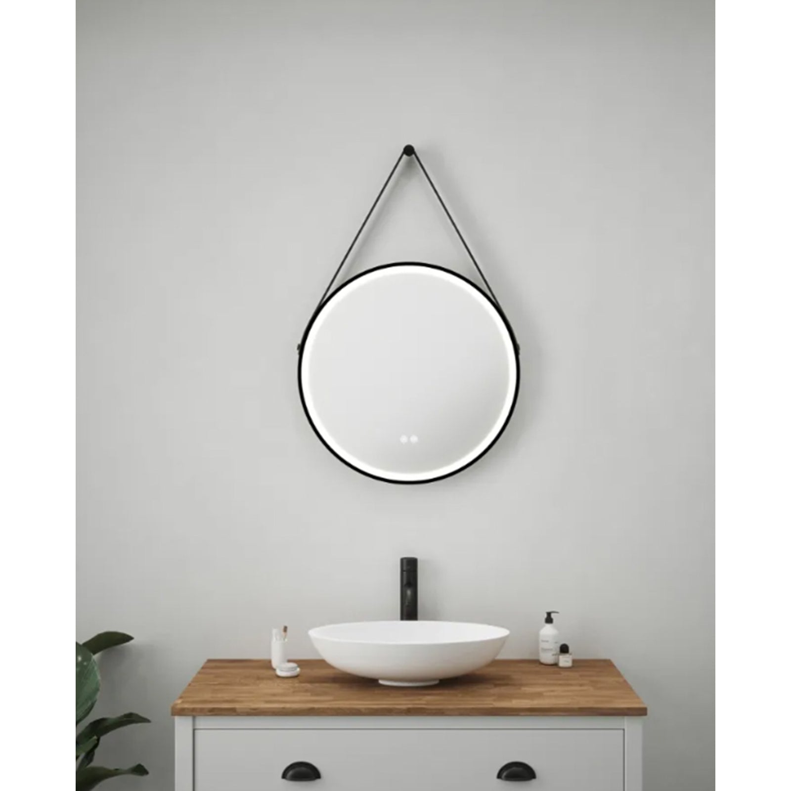 Valetta Tunable Black Mirror - 600mm
