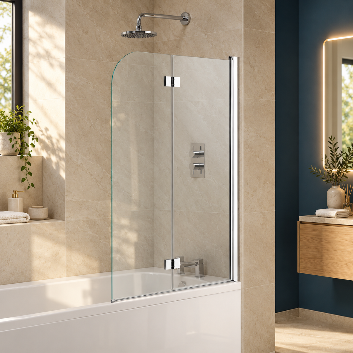 Genesis 2-Fold Bath Screen
