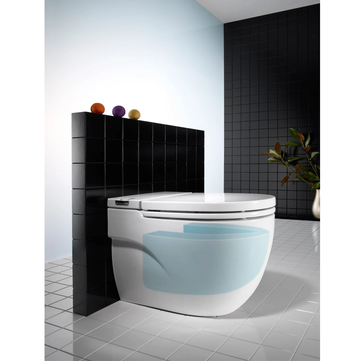 Roca IN-TANK - Floor Standing Back-to-Wall Toilet with Integrated Cistern.