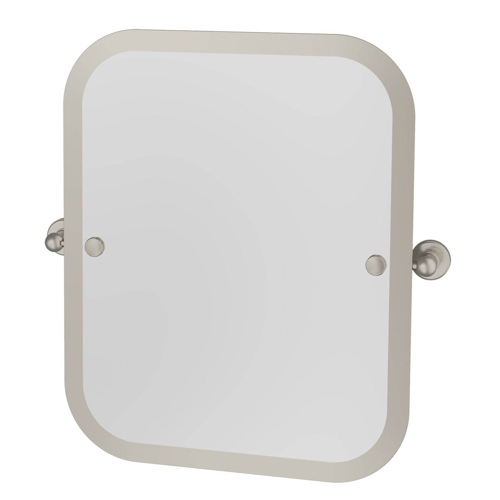 Burlington Rectangular Swivel Mirror - Brushed Nickel
