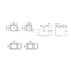 Roca Beyond In-Countertop Basin 585 x 450 x 120mm