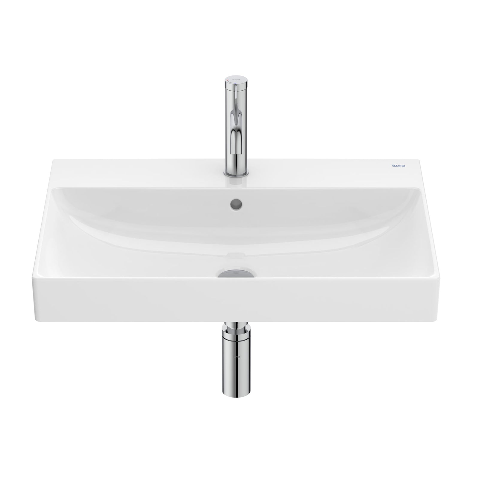 Roca Ona 550 x 460mm 1 Tap Hole Basin