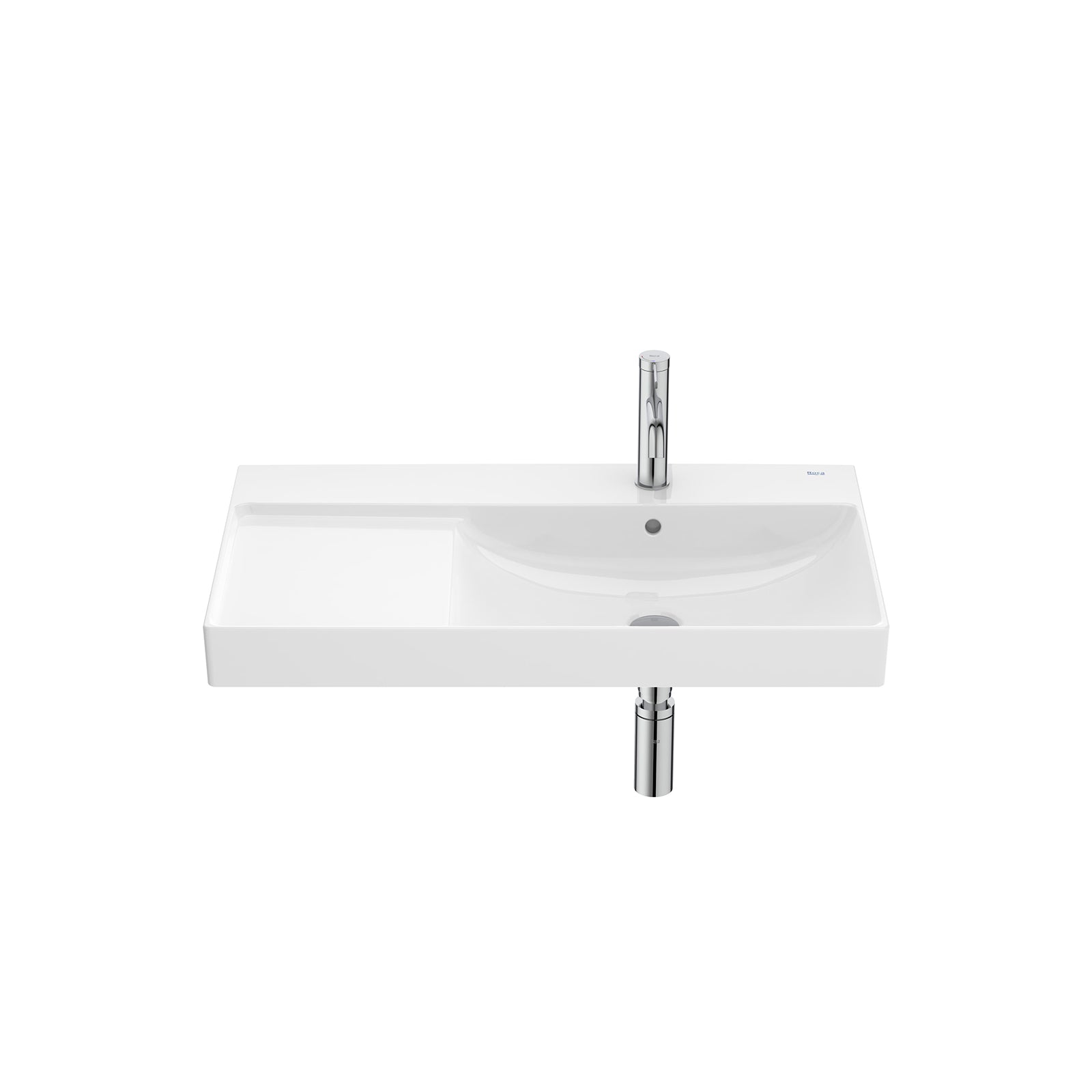 Roca Ona 800 x 460mm Right Hand 1 Tap Hole Basin