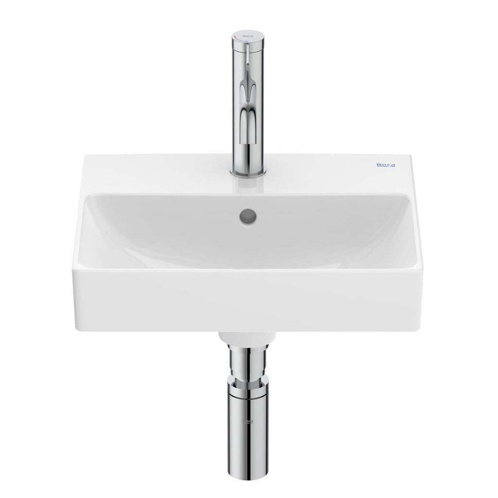 Roca Ona Compact 400 x 320mm 1 Tap Hole Basin