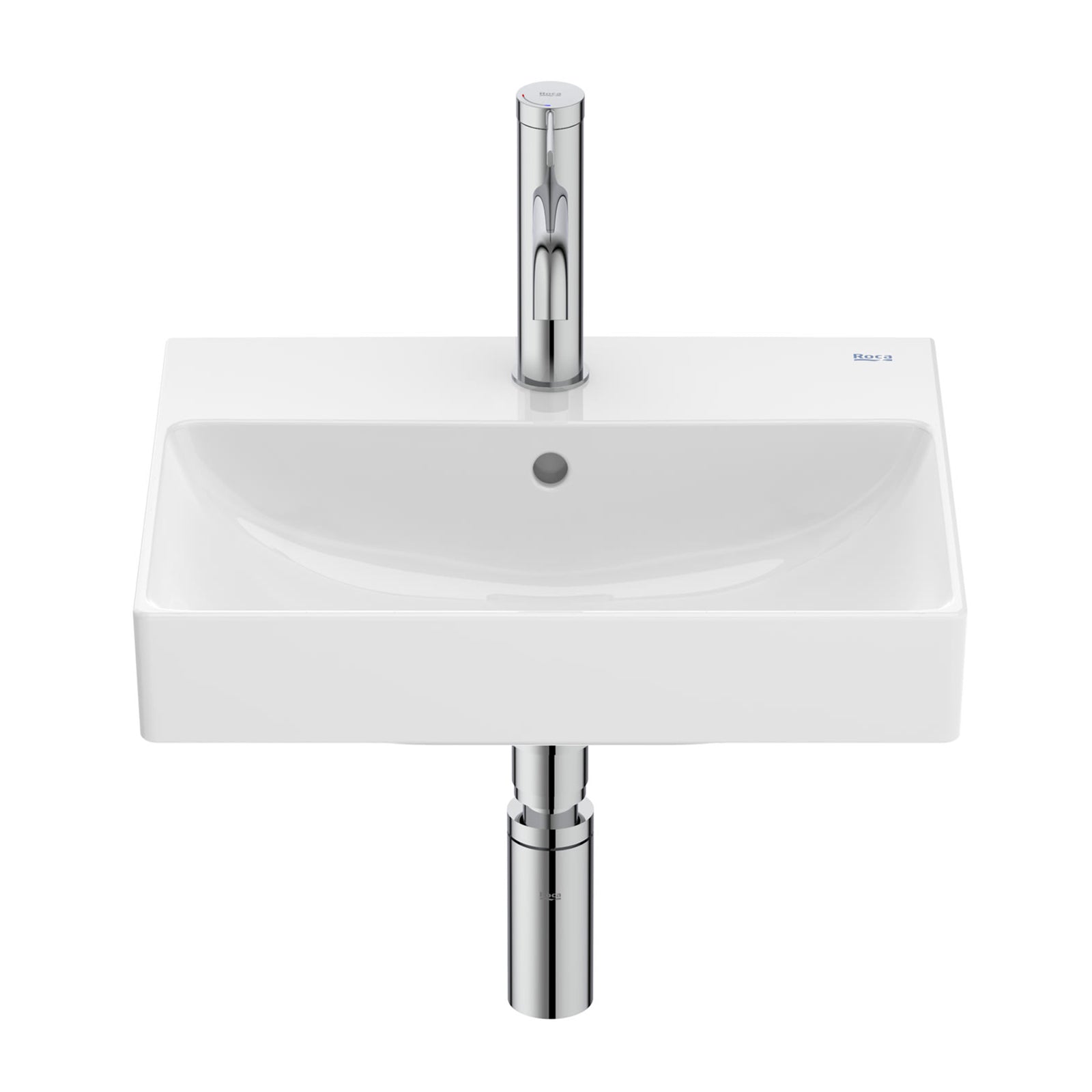 Roca Ona Compact 450 x 360mm 1 Tap Hole Basin