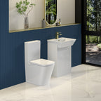 Bedgebury Square Rimless Close Coupled WC with Cistern – Closed Back