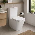 Bedgebury Square Rimless Close Coupled WC with Cistern – Closed Back