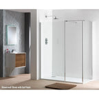 Classic Nouveau Showerwall - Silver or Matt Black
