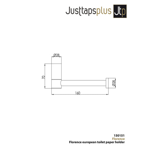 Florence European Toilet Paper Holder