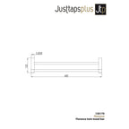 Florence Twin Towel Bar
