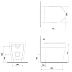 Britton Stadium Back to Wall WC