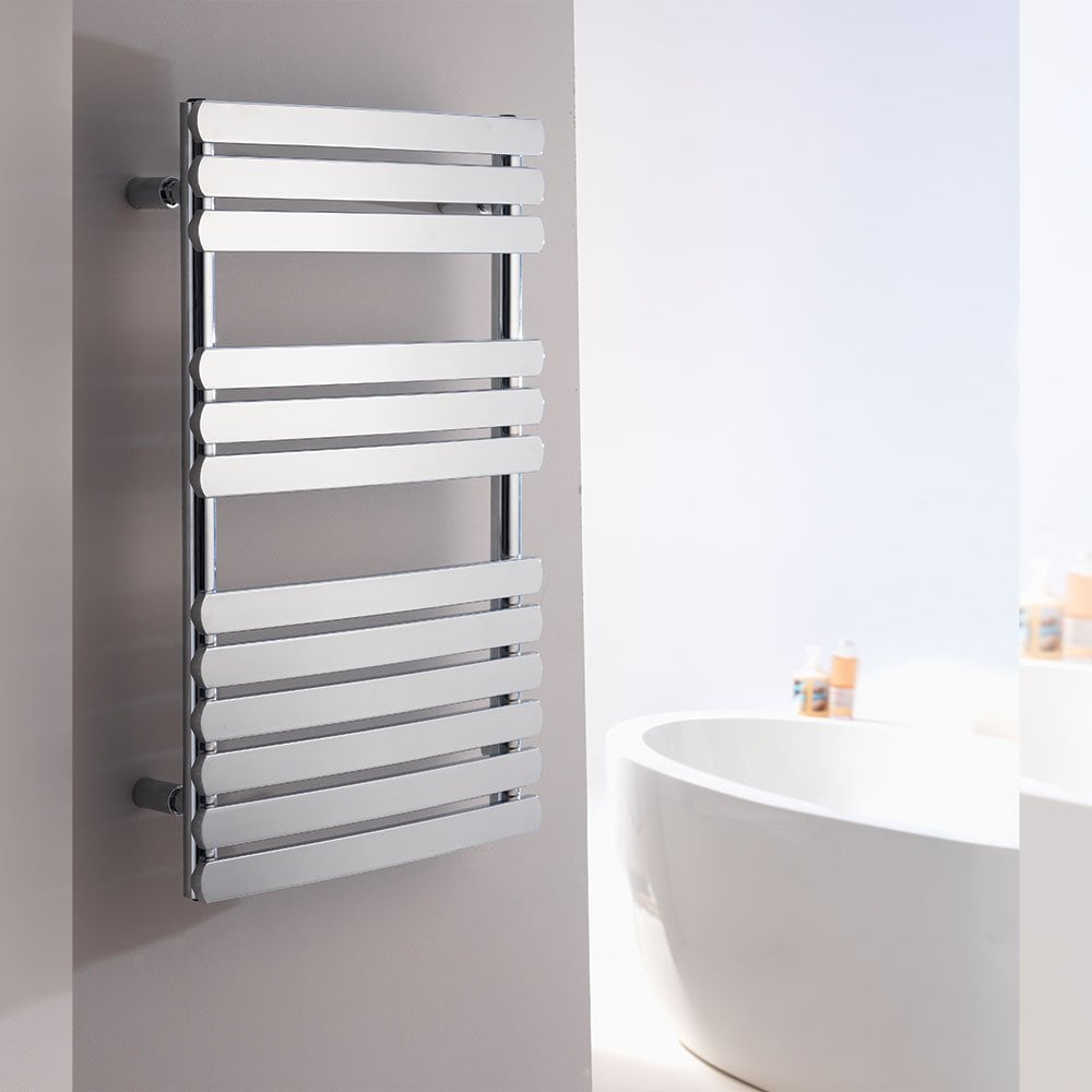 Opal Vertical Towel Rail - Chrome