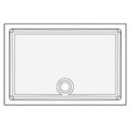 Genesis 40mm Anti-Slip Rectangular Shower Trays
