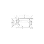 Kansas Offset Double Ended Bath