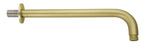 Round Shower Arm 300mm - Matt Brushed Brass