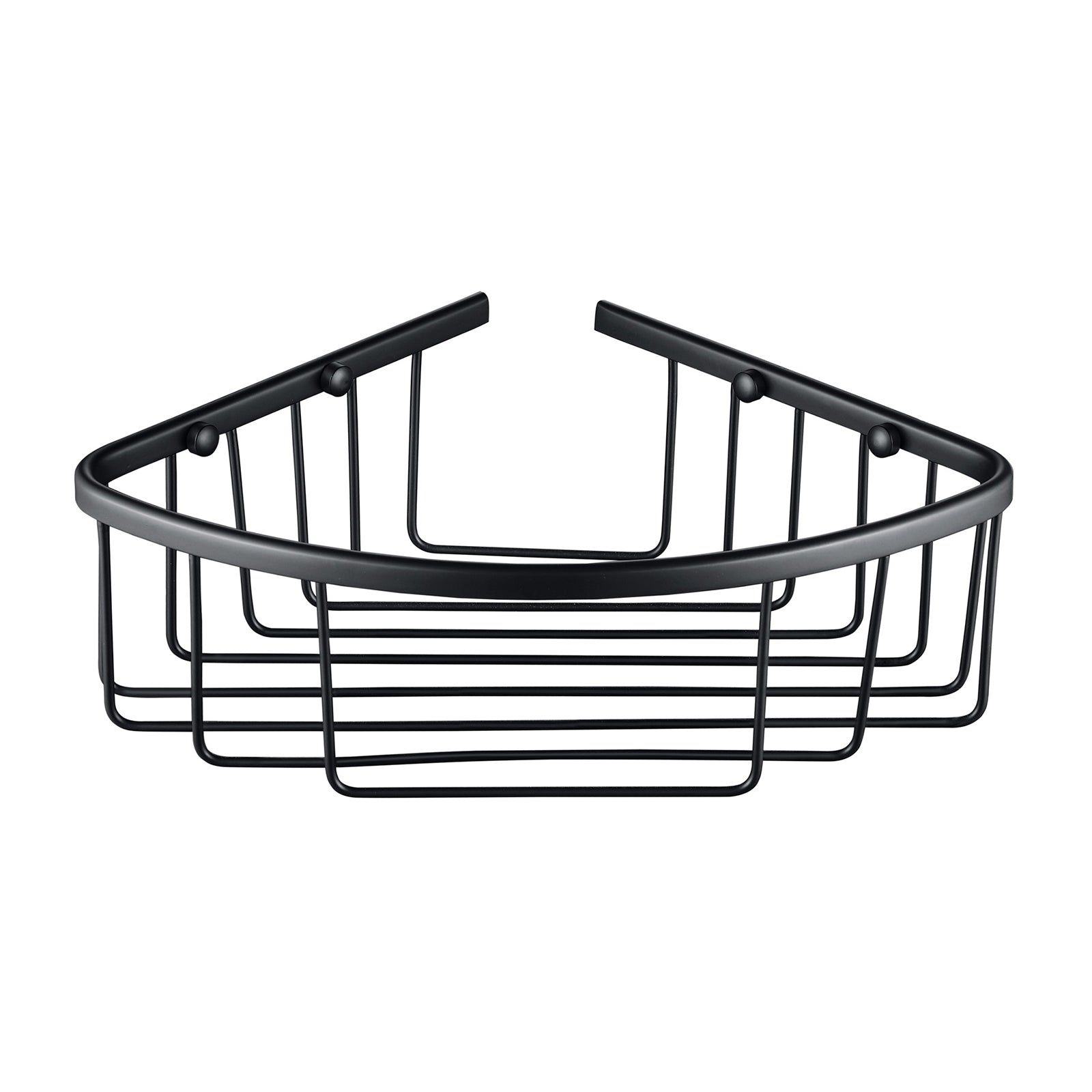 Bedgebury Deep Corner Basket - Matt Black