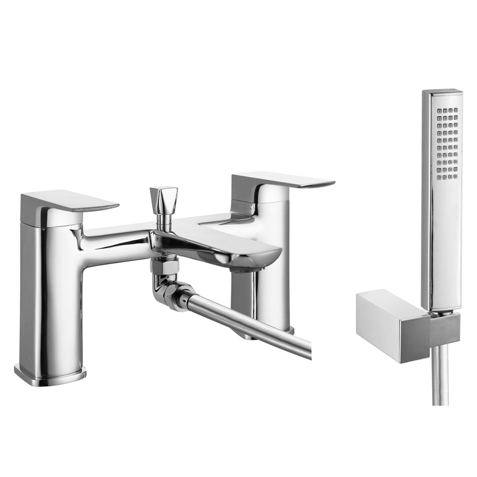Bedgebury Deck Mounted Bath Shower Mixer Chrome